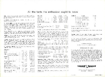 Triumph- Spitfire MK I bzw. Spitfire 4 UK(R&uuml;ckseite)